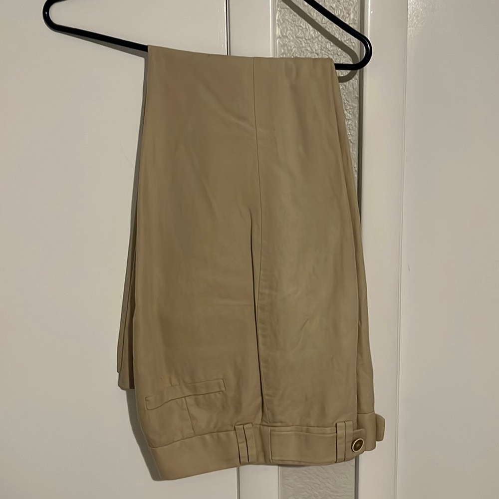 Banana Republic size 4 cream slacks